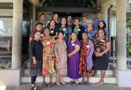 Group shot at the PWNAVAW meeting in Fiji
