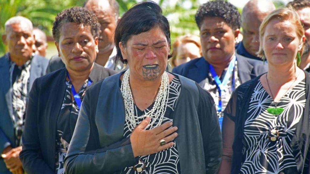 Photo of Nanaia Mahuta in Fiji on her recent visit
