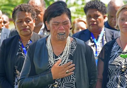 Photo of Nanaia Mahuta in Fiji on her recent visit