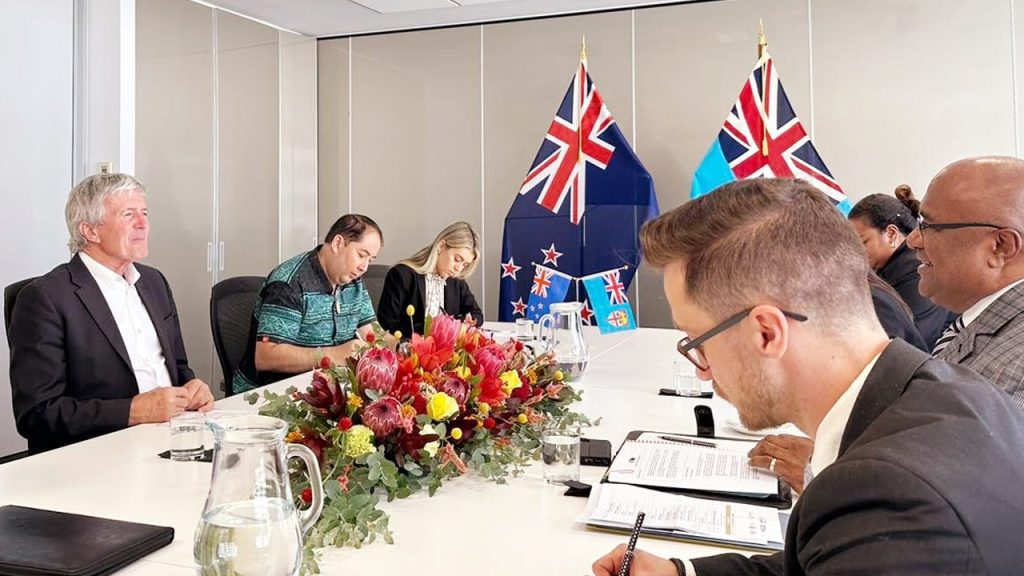 Negotiations during New Zealand and Fijian trade talks