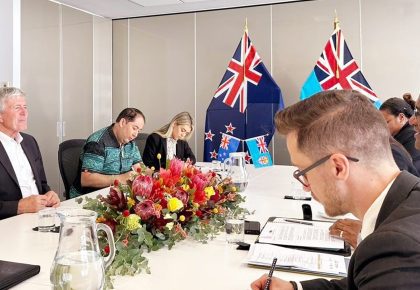 Negotiations during New Zealand and Fijian trade talks