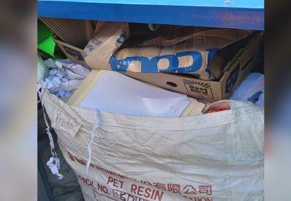 Picture of mixed recycling