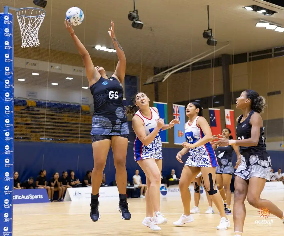 PacificAus Sports Netball Series Australia Pathway Samoa USC Thunder PNG Tonga Fiji