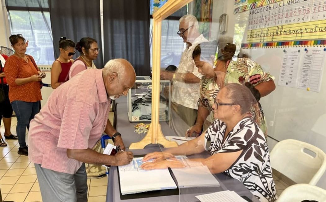 For the first time, the Tavini came first in several large towns in Tahiti and dominated in Moorea. Photo: Tahiti Infos / Antoine Samoyeau
