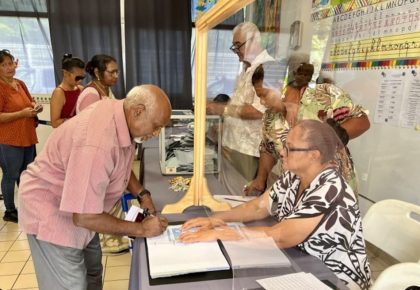For the first time, the Tavini came first in several large towns in Tahiti and dominated in Moorea. Photo: Tahiti Infos / Antoine Samoyeau