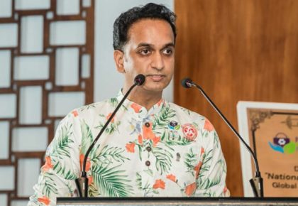 Amitesh Deo, founder of the Pacific Recycling Foundation