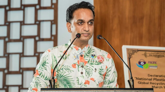 Amitesh Deo, founder of the Pacific Recycling Foundation