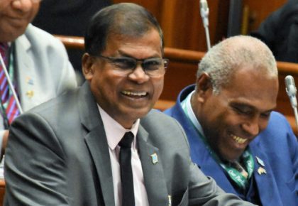 Professor Biman Prasad [Source: Parliament of the Republic of Fiji]