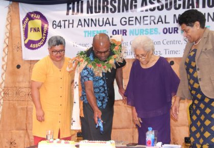 Health Minister Doctor Atonio Lalabalavu attended the Fiji Nursing Association’s 64th Annual General Meeting in Lami yesterday.