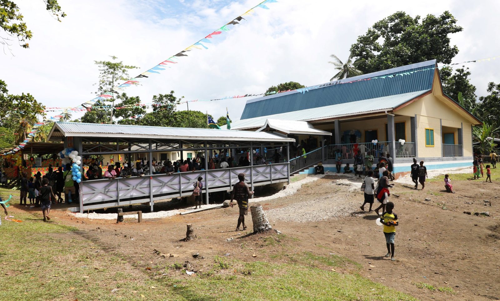 The newly opened Kolokolo rural health clinic in South Vella la Vella [Source: SIBC Online]