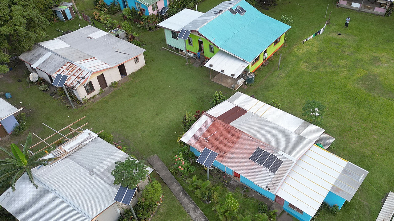 Solar panels have been installed in Beqa
